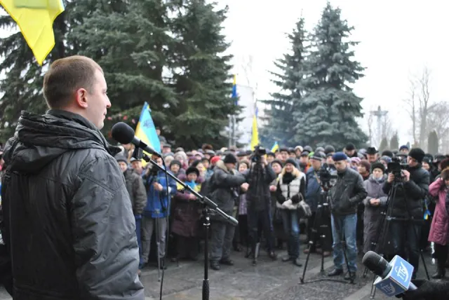 Тернопіль приєднався до всеукраїнського попереджувального страйку (Фоторепортаж) — фото 6