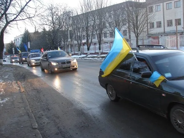 Шестигодинний пікет міліції та масштабний автопробіг (Фото) + (Відео) — фото 1