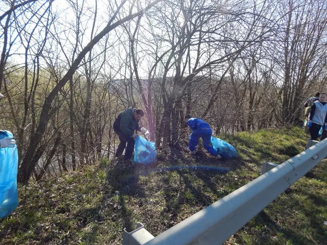 У Тернопільській області прибрали узбіччя доріг від побутового сміття (Фото) — фото 2