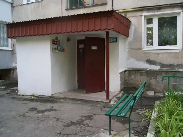 Тернополяни продовжують розфарбовувати двори біля будинків та під’їзди жовто-блакитними кольорами (Фото) — фото 1