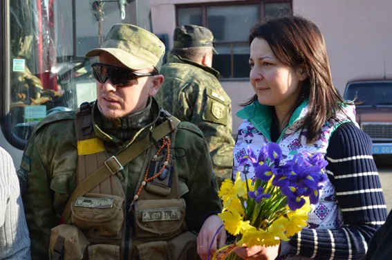 Бійці батальйону «Тернопіль» повернулися зі Сходу (фото) — фото 1